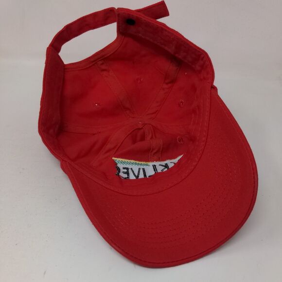 Black Lives Matter Slideback Hat Red One Size Embroidered Adjustable - Picture 7 of 7